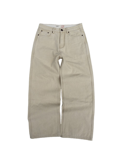 beige 04 canvas pants