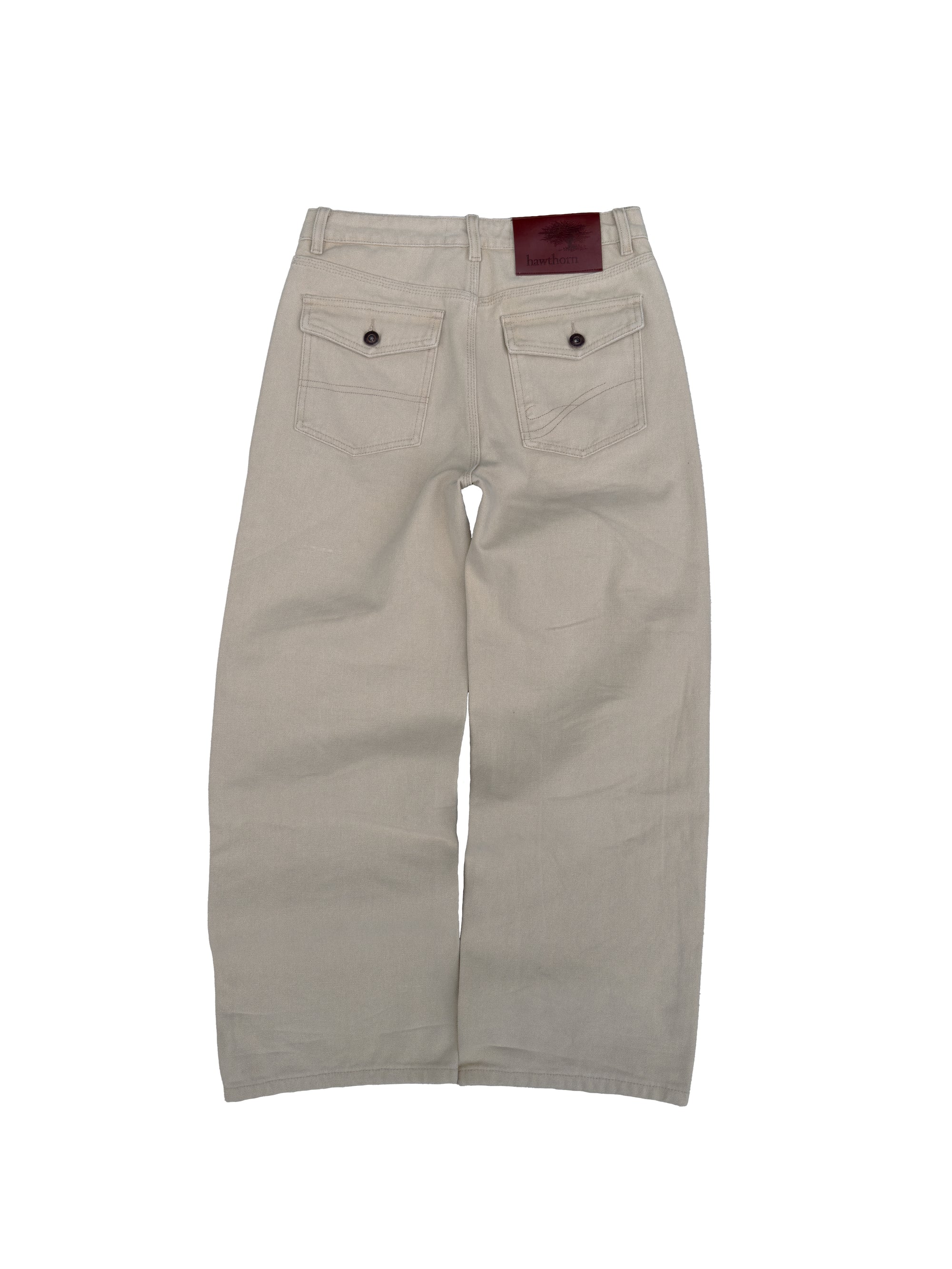 beige 04 canvas pants
